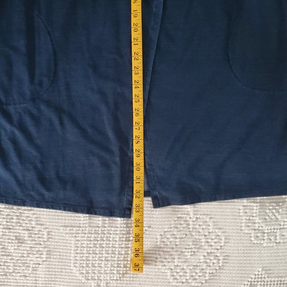 Pure Jill Indigo Wrap Cardigan Size M - Picture 10 of 11